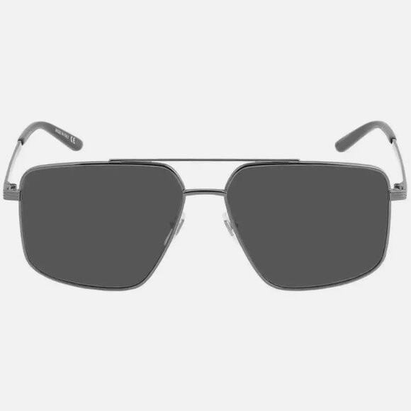 Gucci Grey Pilot Men's Sunglasses - Picture 2 of 4